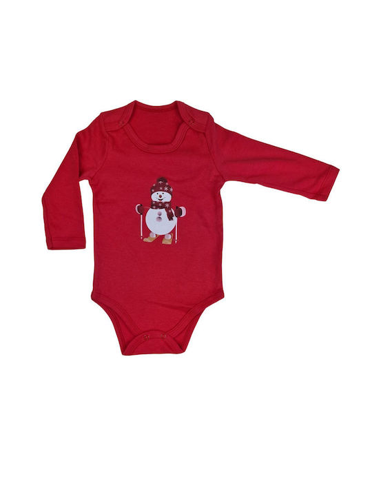 beBio Set Baby Strampler Langärmliges RED