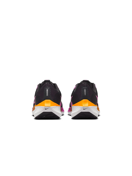 Air Zoom Pegasus 40 Sport Shoes Running Black / Laser Orange / White / Hyper Violet
