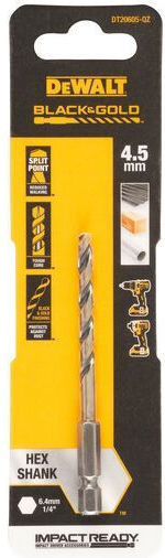 DEWALT Conical Diamond Drill HSS with Hexagonal Shank for Metal