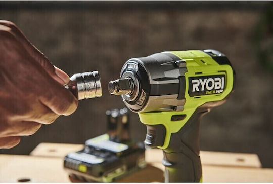 Ryobi Brushless Impact Wrench Battery 18V with Socket 1/2"