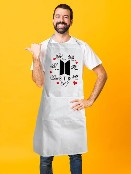 Koupakoupa Bts Signs Impermeabil Șorț de Bucătărie Verde KP_21832_APRON-BBQ-ADULT 1buc