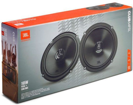 JBL Set Auto-Lautsprecher Club3_64fsl 6.5" mit 55W RMS (Tieftöner)