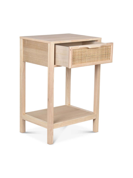 Nachttisch Beige 40x30x60cm