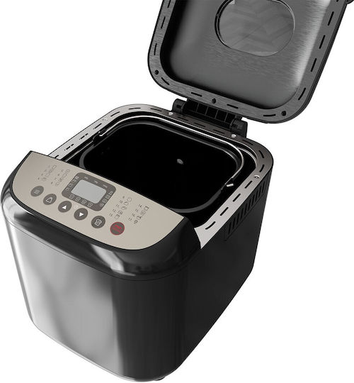Black & Decker Bread Maker 600W with Container Capacity 1000gr and 3 Baking Programs