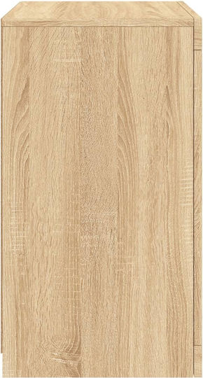 Rechteckiger Beistelltisch aus Holz Beige 2 Stücke M37xB41xH67cm vidaXL