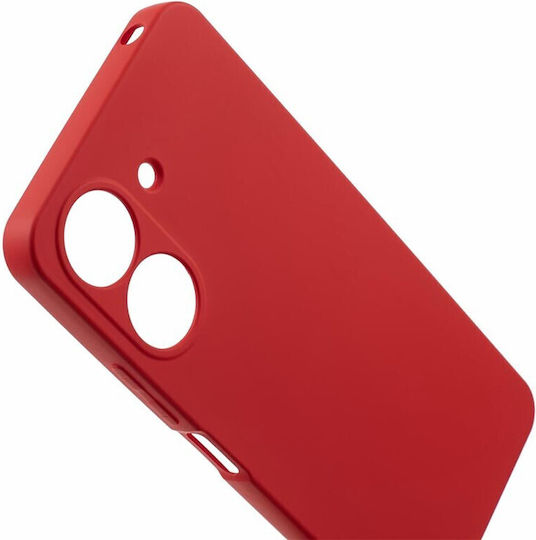 Xiaomi Back Cover Silicon Roșu (Xiaomi Redmi 13C, Poco C65)