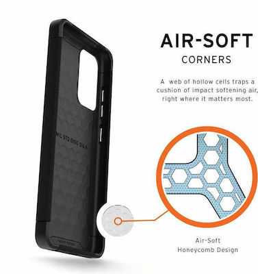 UAG Coperta din spate Silicon Rezistent Negru (Google Pixel)