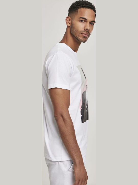 Mister Tee T-shirt Weiß Baumwolle