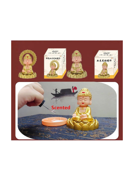 Decorative Buddha made of Plastic Prosperity 11x8.5cm 1pcs