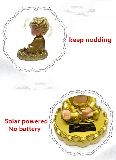 Decorative Buddha made of Plastic Prosperity 11x8.5cm 1pcs
