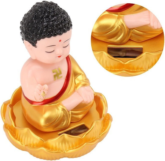 Decorative Buddha made of Plastic Prosperity 11x8.5cm 1pcs