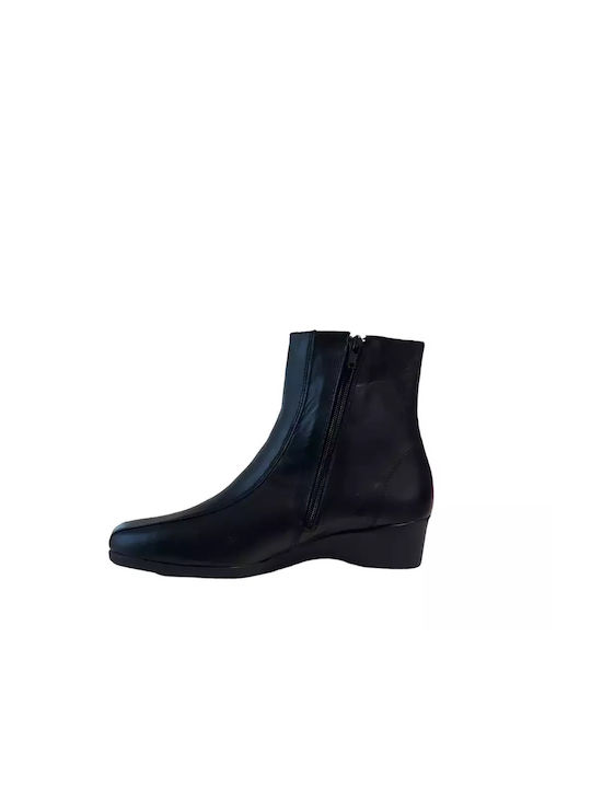 To Be Yourself Women's Ankle Boots Platform Black