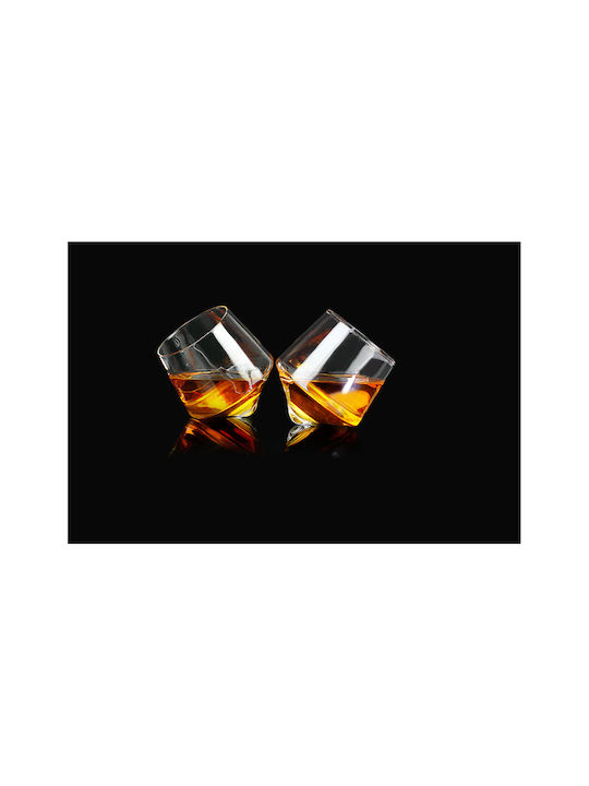 Winkee Set of Glasses Whiskey made of Glass 244ml 2pcs