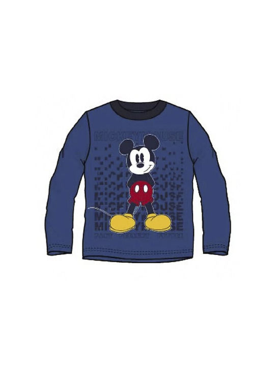 Disney Kids Pyjamas Winter Blue Mickey