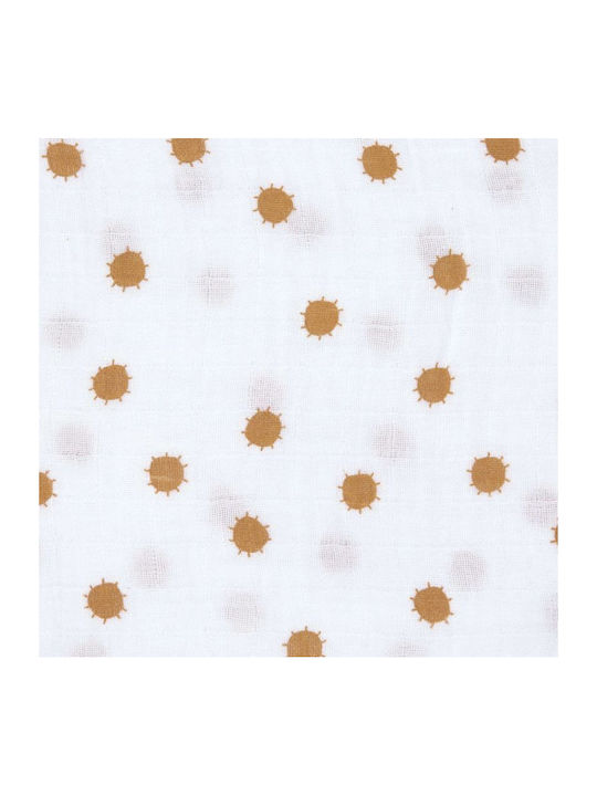 Laessig Swaddle Blanket Alb 85x85εκ. 3buc