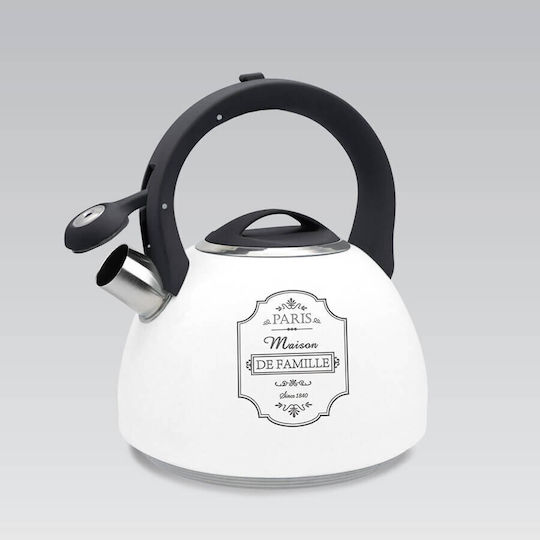 Maestro Maestro Rostfreier Stahl Teekanne Weiß 2500ml