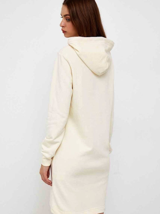 Gant Summer Midi Dress with Hood Beige