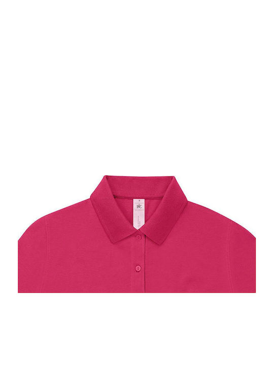 B&C Women's Short Sleeve Promotional T-Shirt Fuchsia