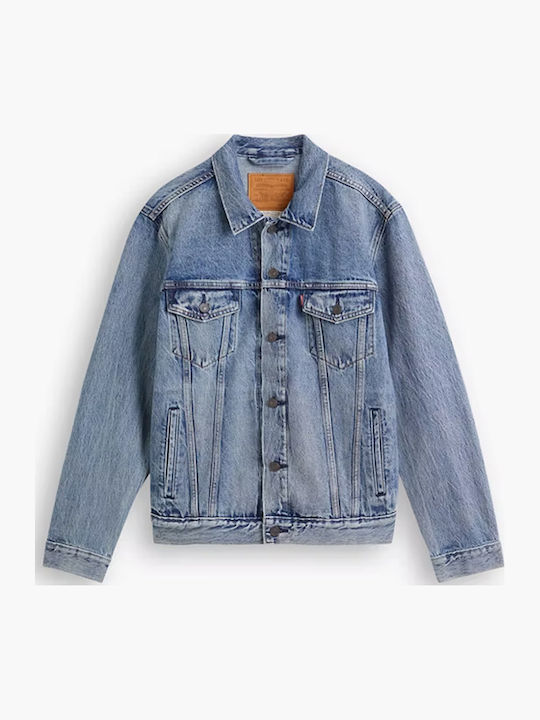Trucker Denim Jacket Medium Aged Denim