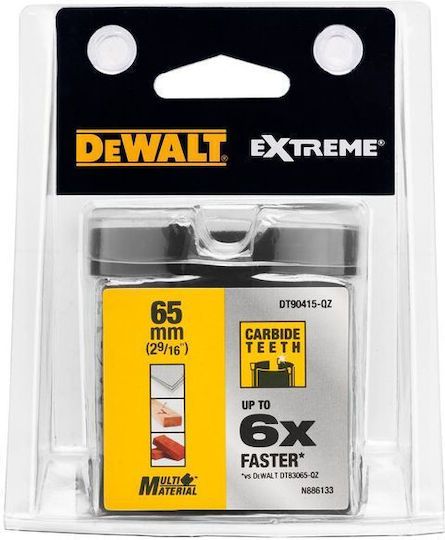 DEWALT Ποτηροπρίονο Καρβιδίου με Διάμετρο από 60mm έως 65mm για Ξύλο