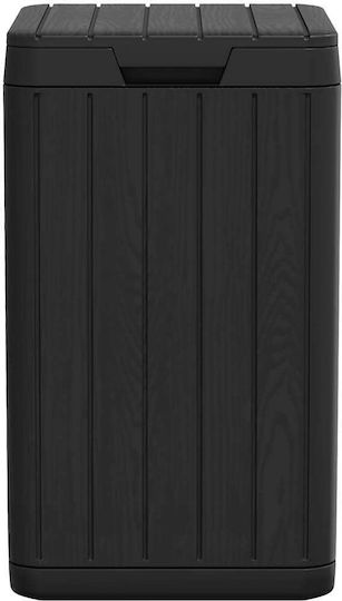vidaXL Plastic Waste Bin 80lt Gray