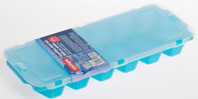 Cyclops Giga Plastic Ice Cube Tray 12 Slots with Lid Blue 003301978