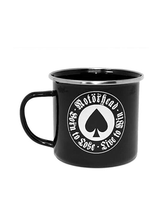 Motorhead - Born to Lose Enamel Cup Black 500ml