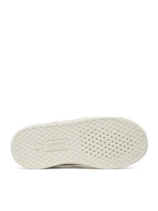 J ECLYPER Παιδικά Sneakers Ανατομικά με Σκρατς Λευκά