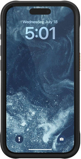 Nomad Back Cover Σιλικόνης Πορτοκαλί (iPhone 15 Pro)