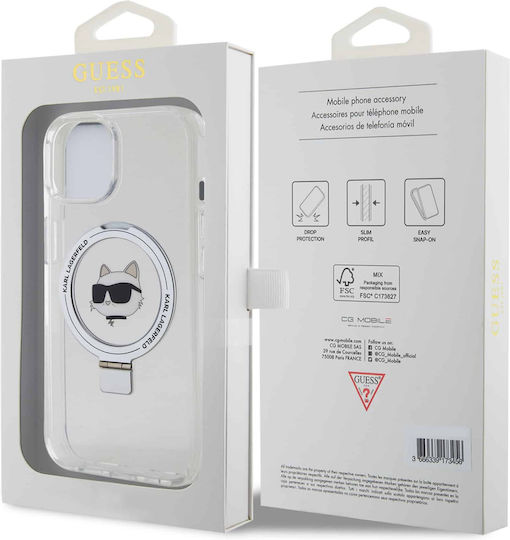 Karl Lagerfeld Choupette Back Cover Πλαστικό Διάφανο (iPhone 15)