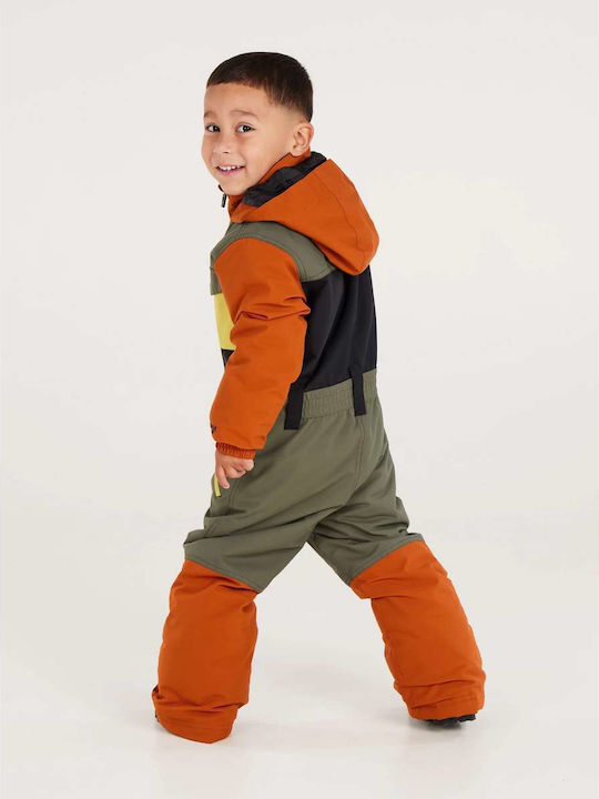 Protest 4510132-608 Kids Full Body Suit for Ski & Snowboard Orange