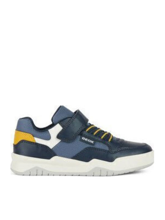 J Perth Kids Sneakers Anatomic with Scratch Navy Blue