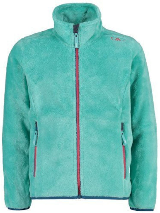 CMP Kinder-Strickjacke Türkis Highloft