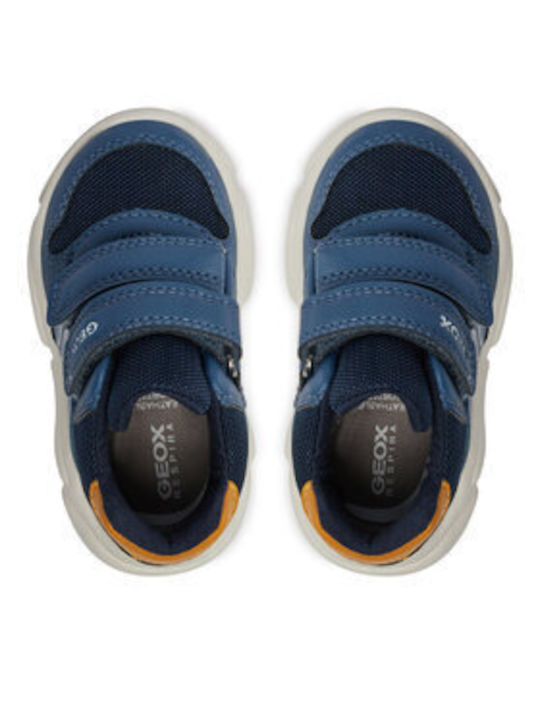 Geox Kids Sneakers Anatomic with Scratch Navy Blue