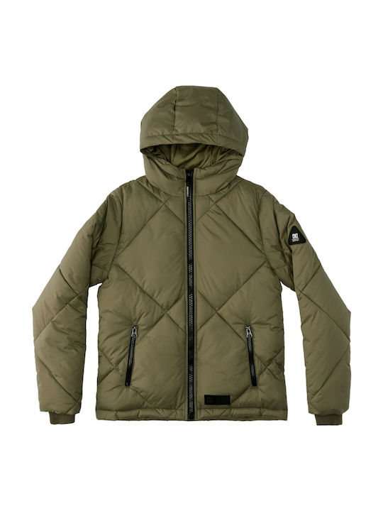 Kids Quilted Jacket with Hood KQE0/CAPERS