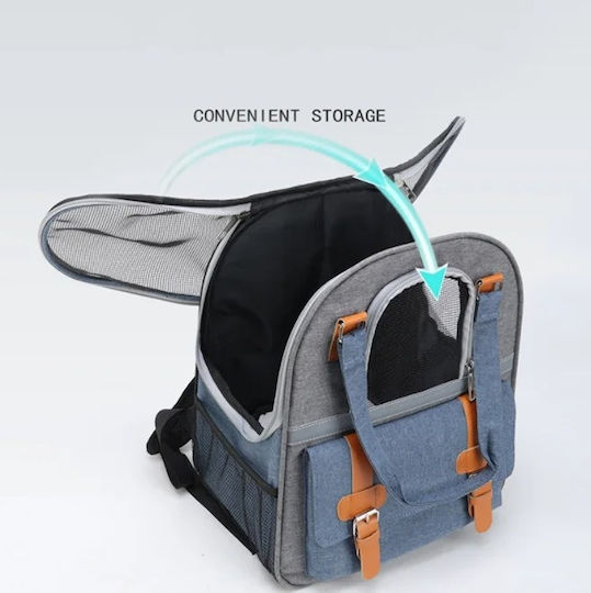 Rucsac pentru transport câine / pisici Portocaliu M30xL21xA41cm.