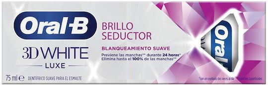 Oral-B 3D White Luxe Brillo Seductor Οδοντόκρεμα για Λεύκανση 75ml