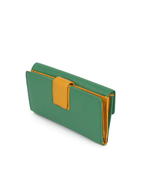 Armonto Large Women's Wallet with RFID Green