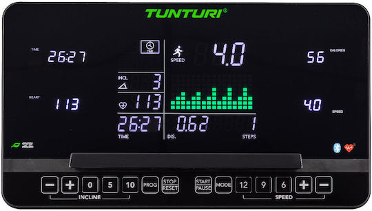 Tunturi Endurance T80 5.5hp Electric Foldable Treadmill for User up to 150kg