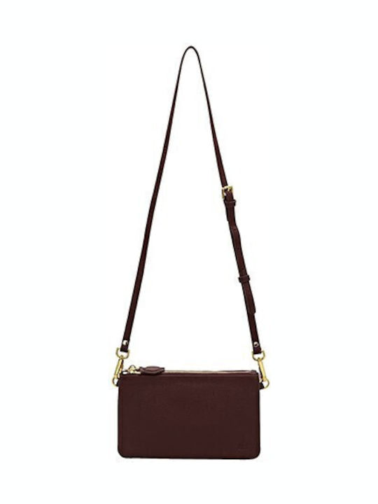 Leather Women's Bag Shoulder Burgundy