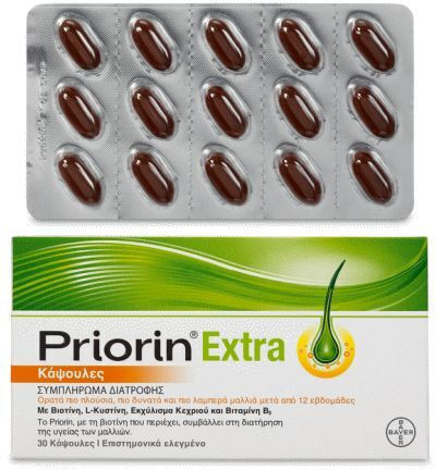 Priorin Extra Специална хранителна добавка 30 капси