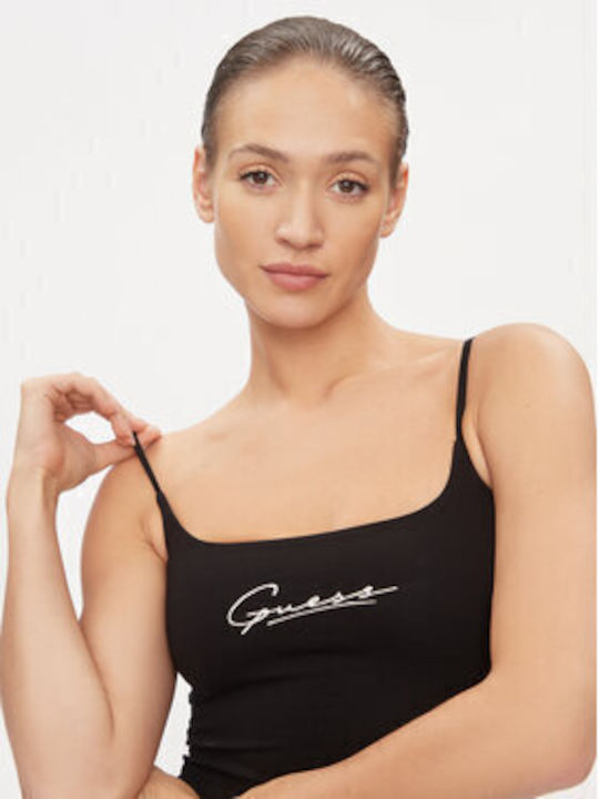 Guess Women's Athletic Blouse Sleeveless Black