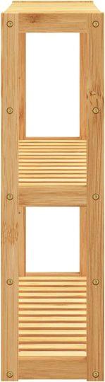 vidaXL Rafturi de baie Raft Baie Lemn 60x15x54cm Albastră