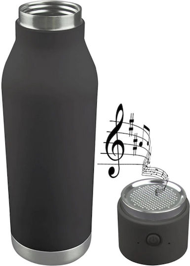 Asobu Wireless Bottle BT60 Μπουκάλι Θερμός Ανοξείδωτο 500ml Μαύρο