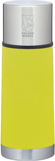 Kitchen Craft Μπουκάλι Θερμός Ανοξείδωτο 500ml Πράσινο με Καπάκι-Κύπελλο
