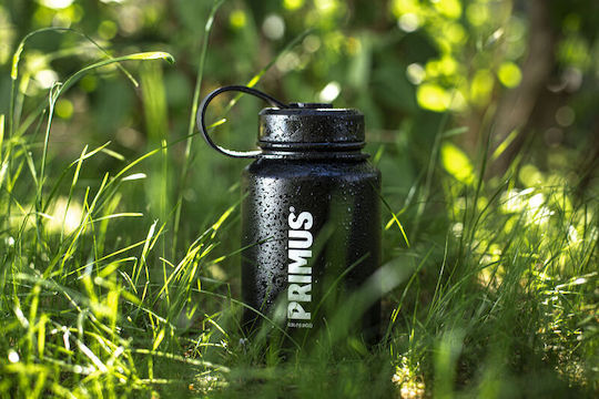 Primus TrailBottle Μπουκάλι Θερμός Ανοξείδωτο 500ml Μαύρο με Επιστόμιο
