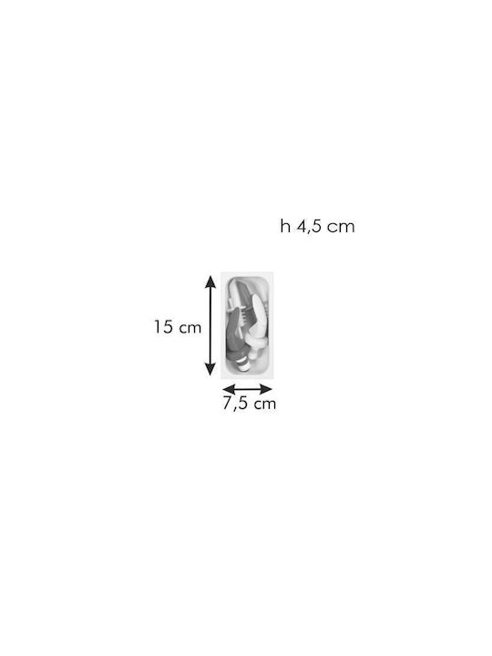 Tescoma Flexispace Θήκη για Μαχαιροπίρουνα Συρταριού Πλαστική σε Λευκό Χρώμα 7.4x14.8x4.5cm