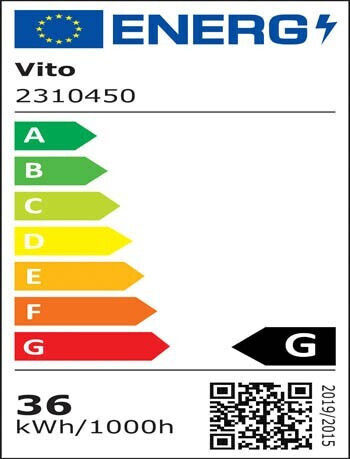 Vito FIT-X LED Комерсиално Линейно Осветление Светило Таван 36W Хладно бяло IP20 Ш120xД7.3xВ2.3см.