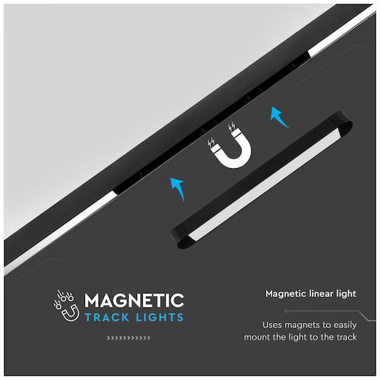 V-TAC LED Γραμμικό Φωτιστικό Οροφής 14W Φυσικό Λευκό IP20