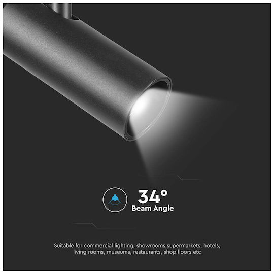 V-TAC Commercial Linear LED Ceiling Light 11W Cold White IP20 L17.6xD12.8xH4.6cm